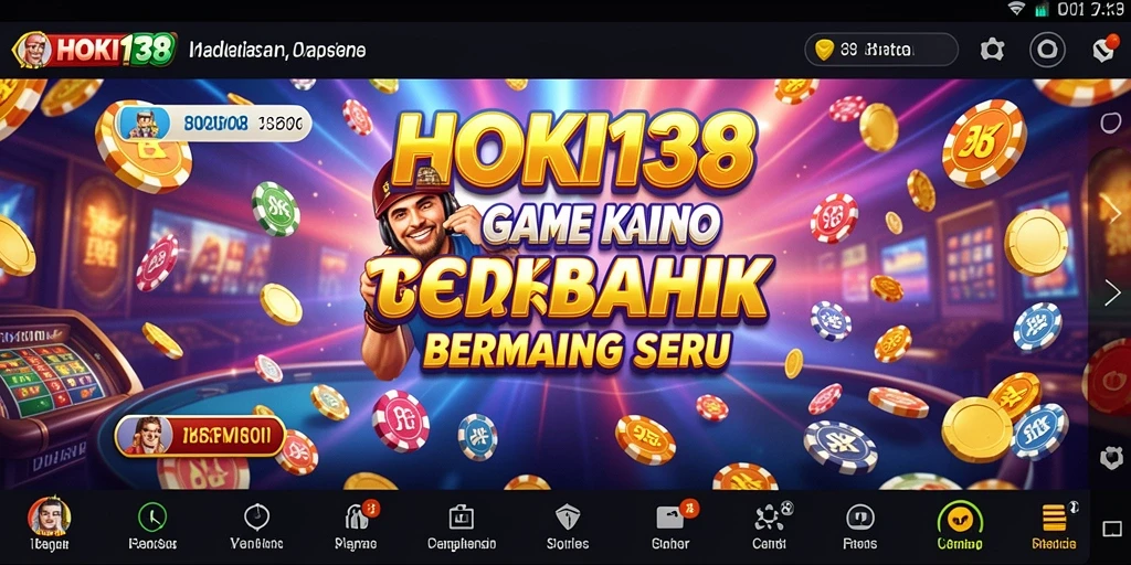 Tampilan gameplay seru HOKI138 dengan dealer langsung dan berbagai permainan Kasino.