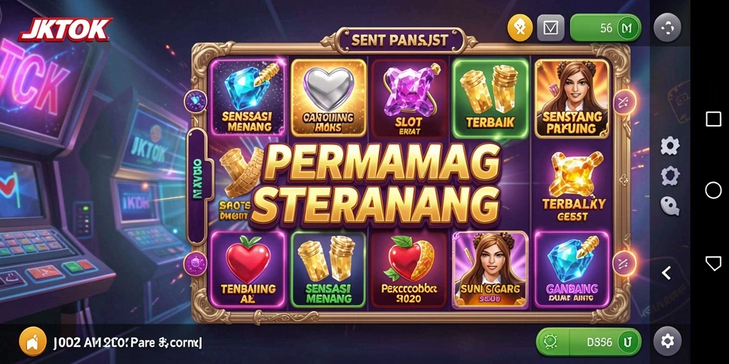Gameplay JKTOK yang menarik dengan berbagai tema Slot yang seru.