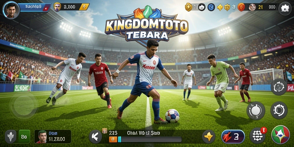 Tampilan permainan KINGDOMTOTO dengan aksi olahraga yang seru.