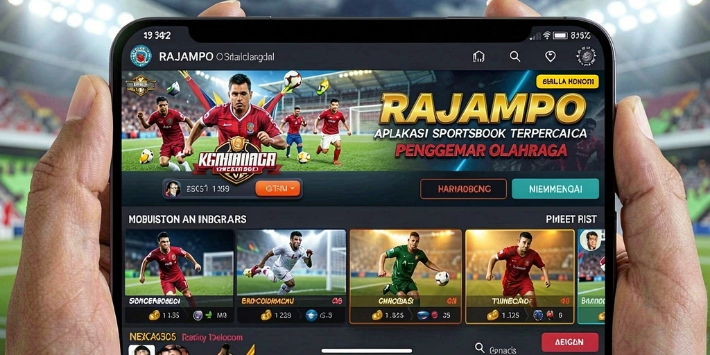 Tampilan menarik dari RAJAMPO menampilkan taruhan olahraga yang seru.