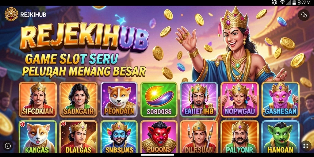 Tampilan menarik dari gameplay Slot di REJEKIHUB.