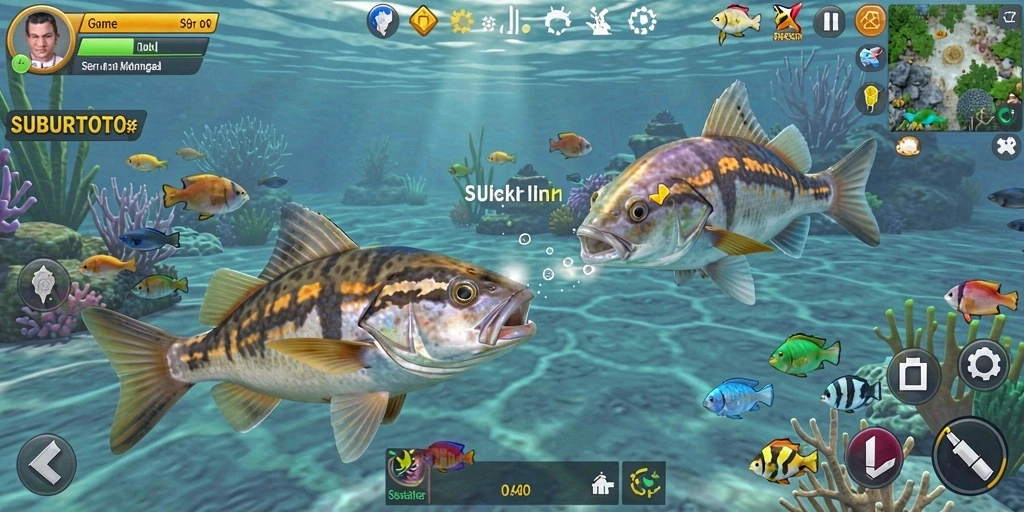 Tangkapan layar SUBURTOTO dengan aksi menembak ikan yang mendebarkan.
