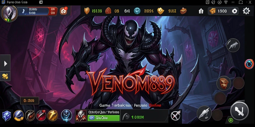 Tampilan menawan dari gameplay QiuQiu di VENOM889.