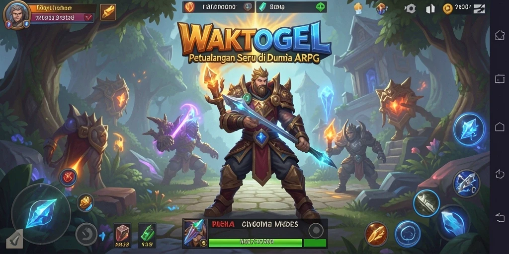 Tampilan gameplay seru dari WAKTOGEL di dunia ARPG yang luas.