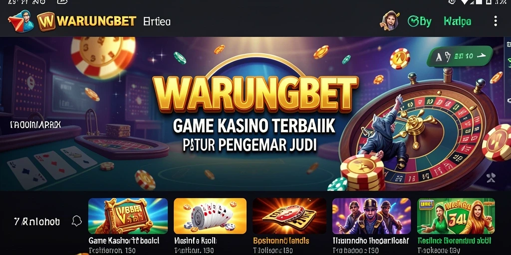 Tampilan gameplay yang seru dan mengasyikkan dalam WARUNGBET.
