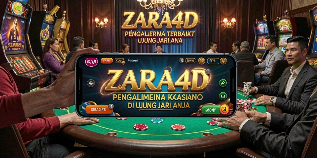 Tampilan gameplay ZARA4D yang menampilkan berbagai permainan Kasino.